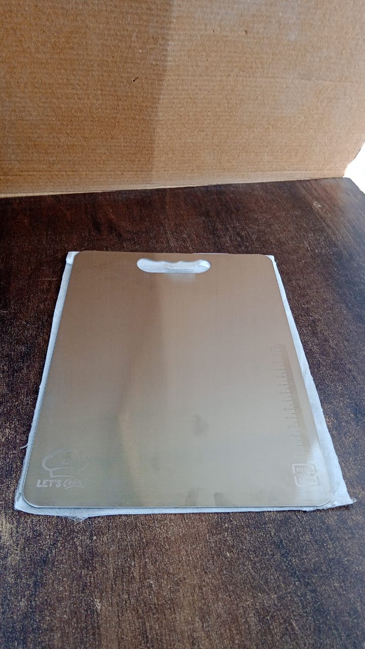 stainless steel cutting board