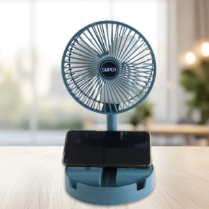 2-in-1 Wireless Handheld Vacuum Cleaner for Car, Home, Office & Furniture 2 Foldable Portable USB Desk Fan with Adjustable Height & 180° Rotation