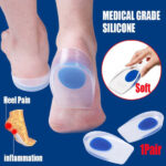 Silicone Gel Heel Cups for Heel Pain Relief [2 Pcs]