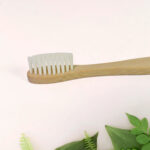 Natural Bamboo Toothbrush with Ultra-Soft Bristles for Gentle Oral Care (1 Piece)