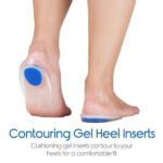 Silicone Gel Heel Cups for Heel Pain Relief [2 Pcs]