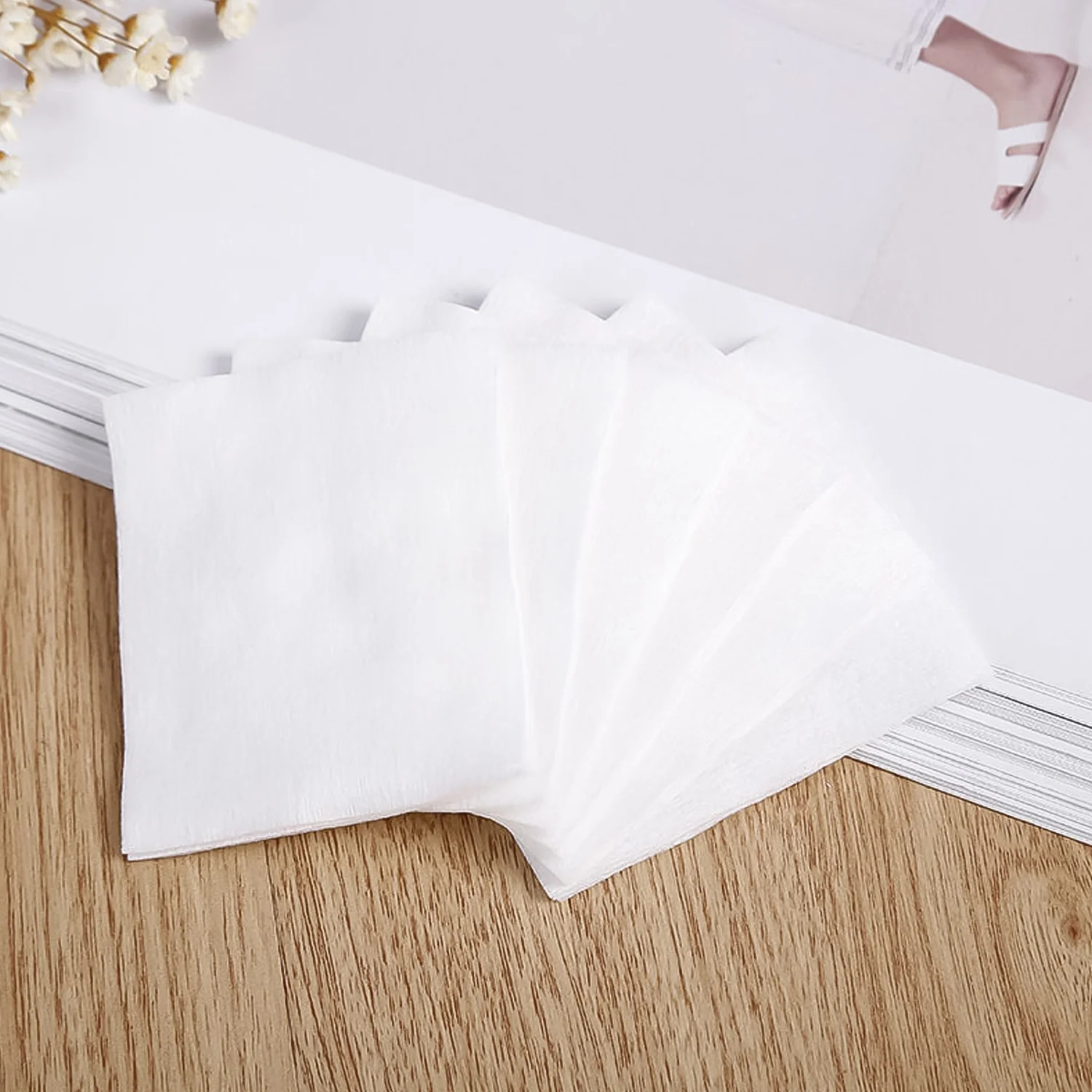 Premium Cotton Makeup Remover Pads for Women & Girls | Soft & Gentle Facial Cleansing Pads | Pack of 40 2 Premium Cotton Makeup Remover Pads for Women & Girls | Soft & Gentle Facial Cleansing Pads | Pack of 40 - Image 2