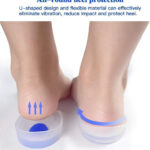 Silicone Gel Heel Cups for Heel Pain Relief [2 Pcs]